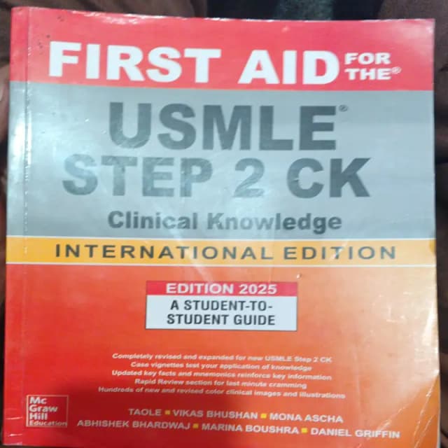 First Aid USMLE step 2ck